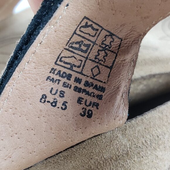 TAOS Lucy Thong Sandals Comfort Shoes Cork Platform Snakeskin Slip-On size 39 - Picture 5 of 11